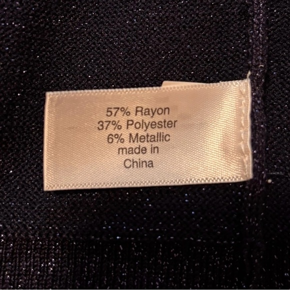 Lane Bryant Shimmery Open-front Cardigan Sweater - Picture 4 of 7